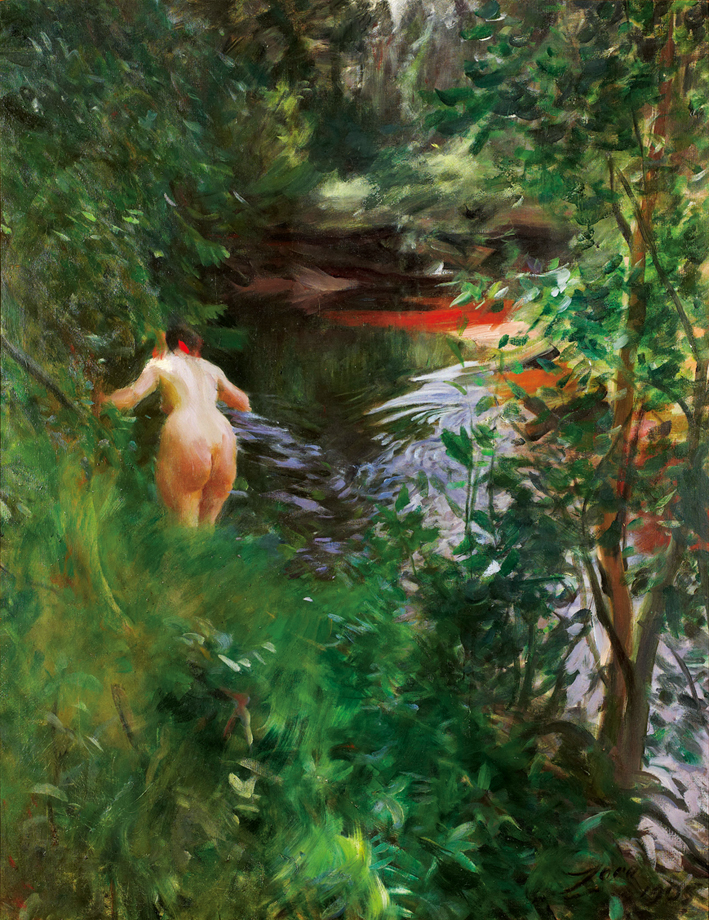  安德斯·莱奥纳德·佐恩 Anders Leonard Zorn —— 林中（牧羊女） (3)